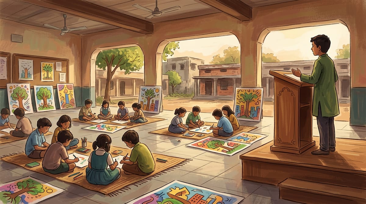 प्रतीकात्मक चित्र: पिंपळे सौदागरमध्ये विद्यार्थ्यांसाठी चित्रकला आणि वक्तृत्व स्पर्धा