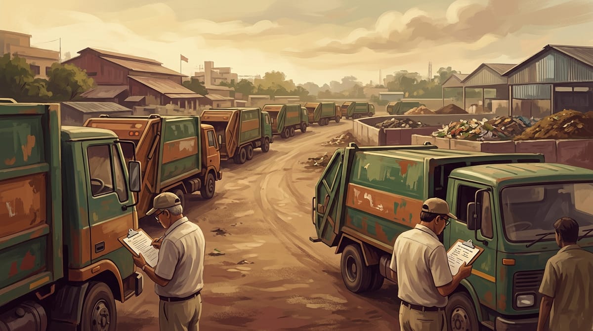 प्रतीकात्मक चित्र: कचरा वाहतूक वाहनांच्या परवान्यांची विशेष तपासणी करण्याची मागणी