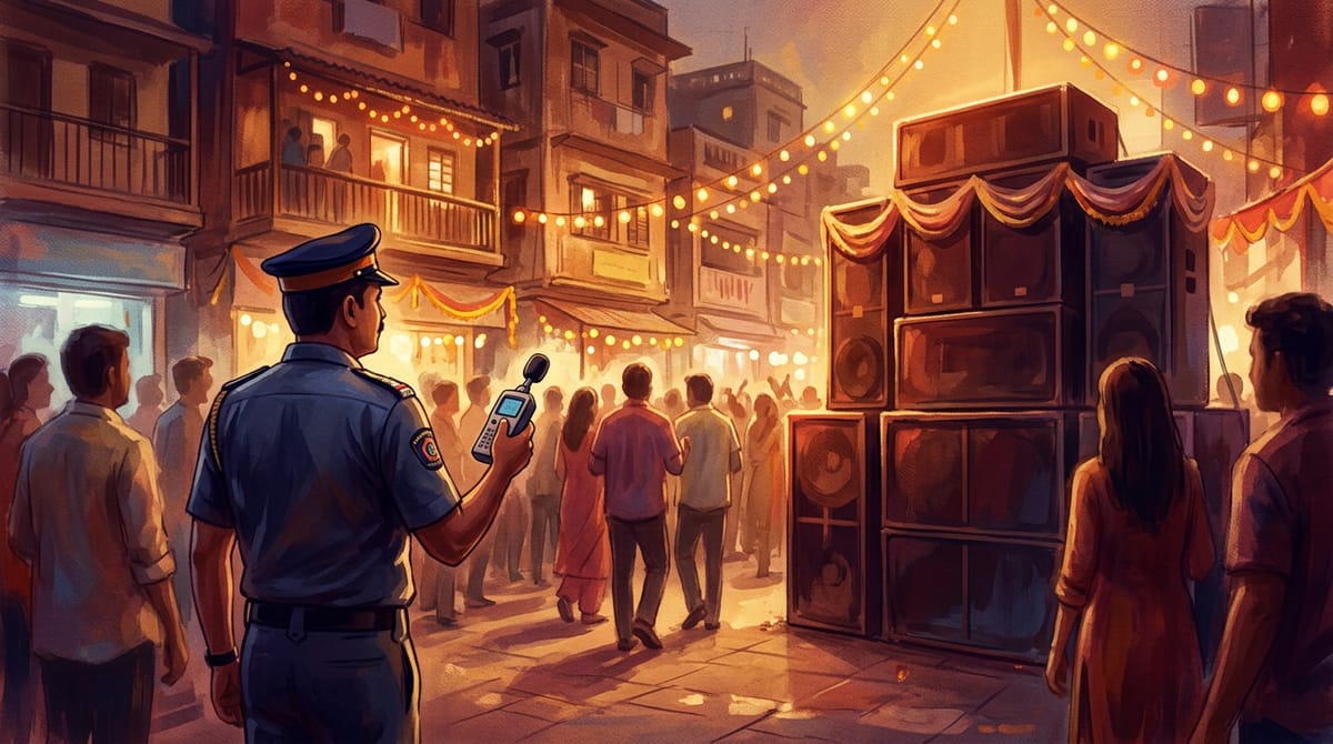 प्रतीकात्मक चित्र: आनंदनगरमध्ये बंदी आदेशादरम्यान डीजे वापरल्याप्रकरणी तिघांवर गुन्हा
