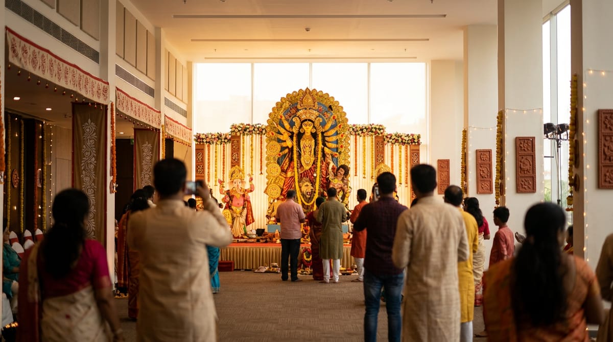 प्रतीकात्मक चित्र: बालेवाडी येथे सप्तपदी दुर्गा पूजा महोत्सवाचे आयोजन